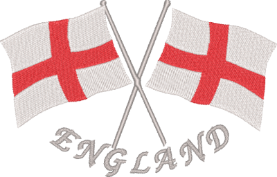 St George Flags with England